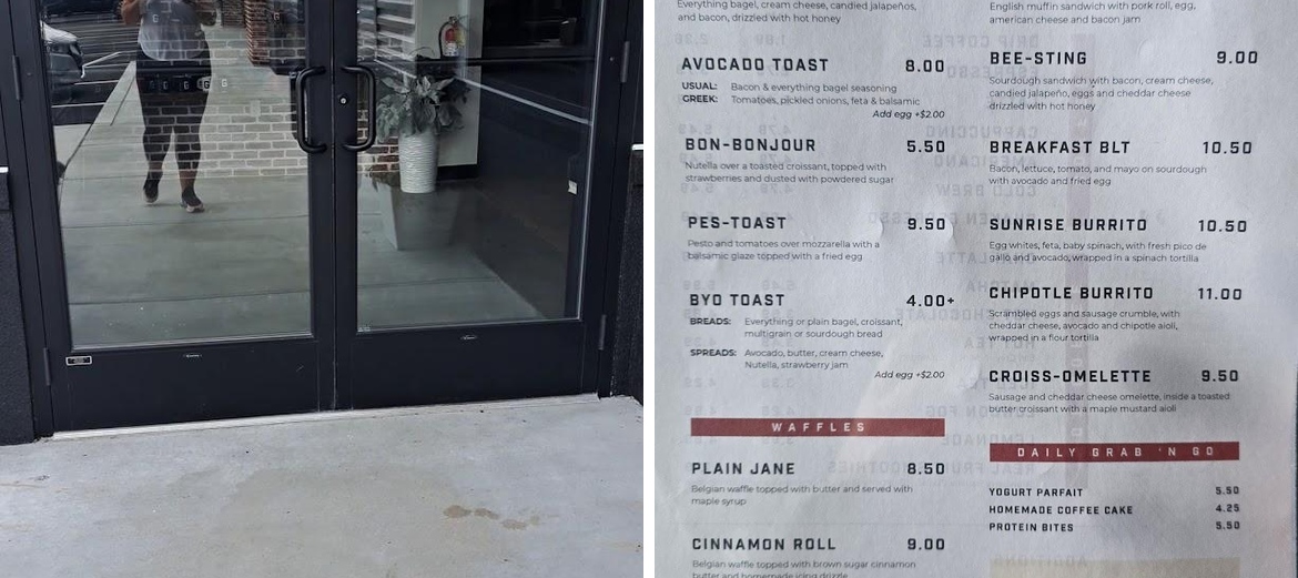 Grounded Coffeehouse Menu
