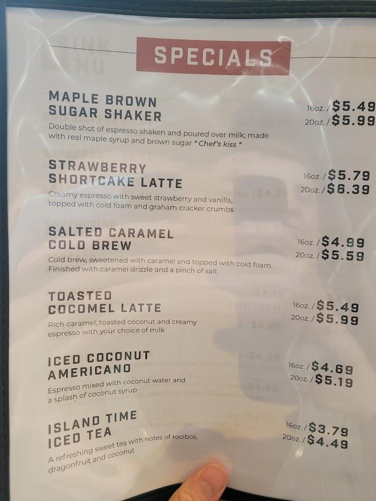 Grounded Coffeehouse Menu image 1