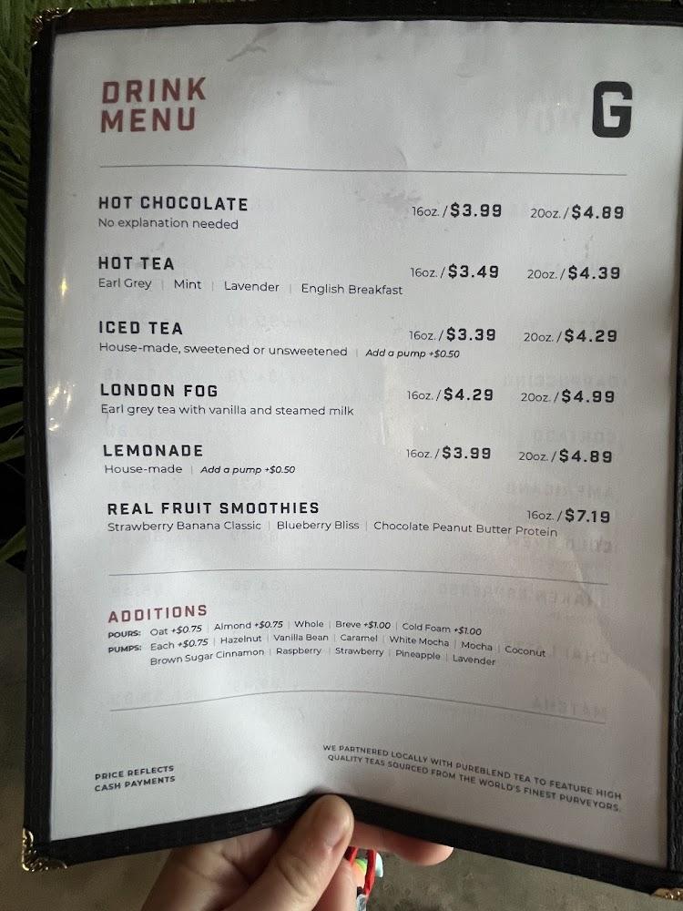 Grounded Coffeehouse Menu image 2