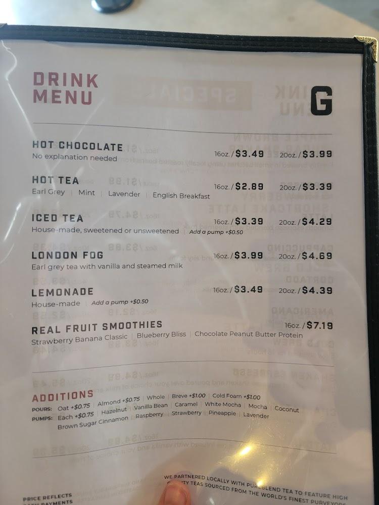 Grounded Coffeehouse Menu image 4